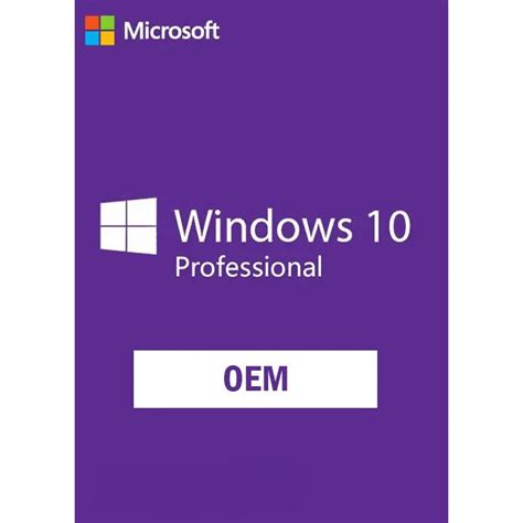 Windows 10 professional oem key activation